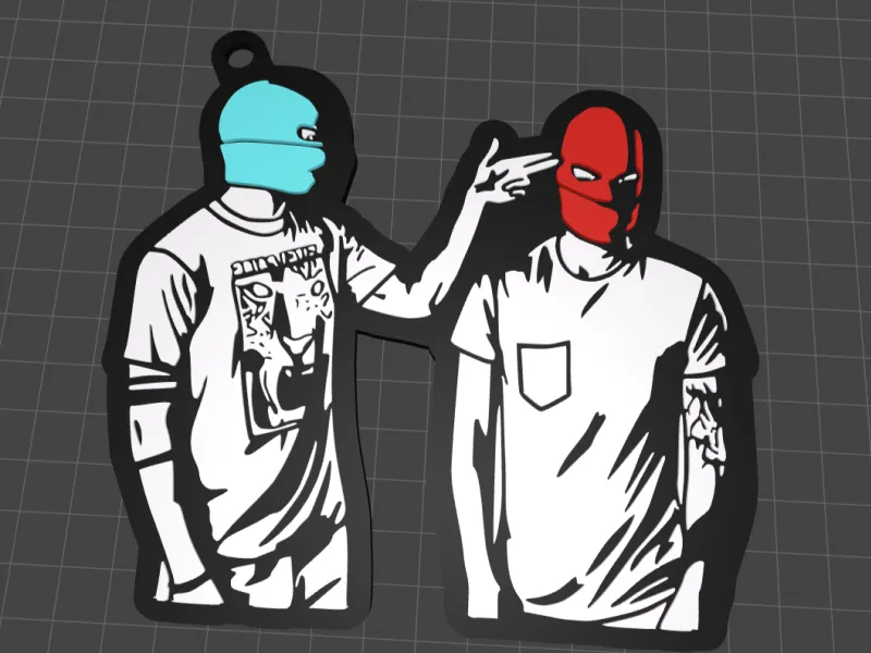 llavero de twenty one pilots