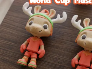 Maple Chibi Flexi - Mascot - World Cup 2026 - Multicolor
