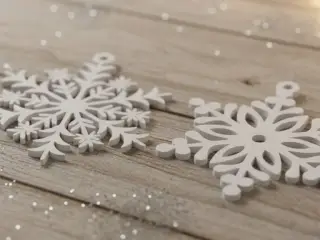Christmas ornaments Snowflakes