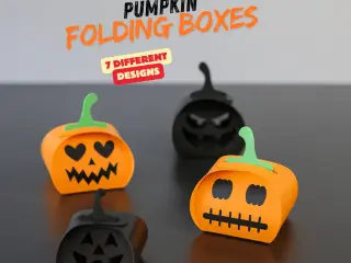 PUMPKIN FOLDING BOXES