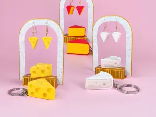 Mini Cheese Collection (Keychain & Keyrings)