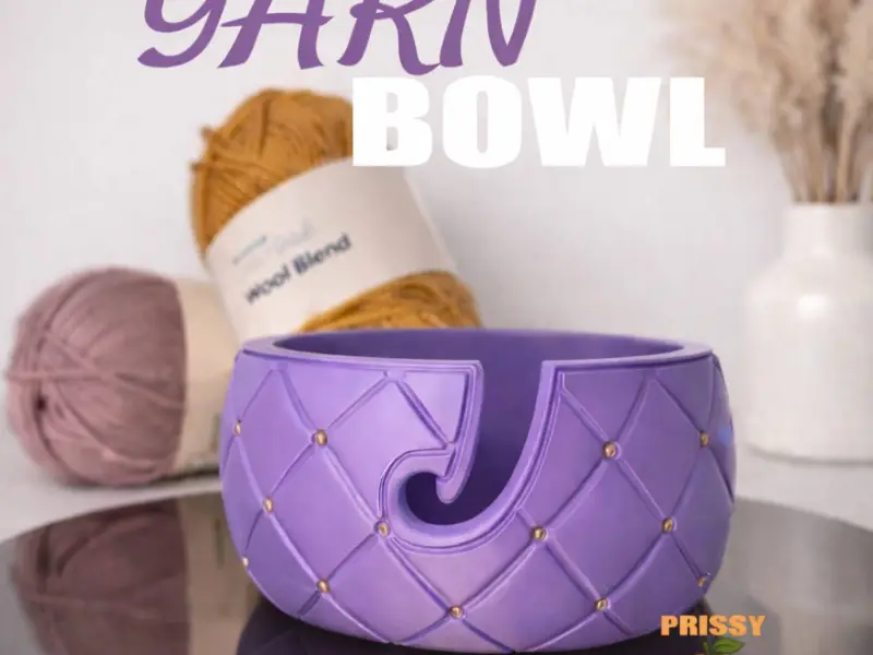 Quilted Yarn Bowl