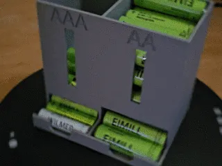 Battery dispenser