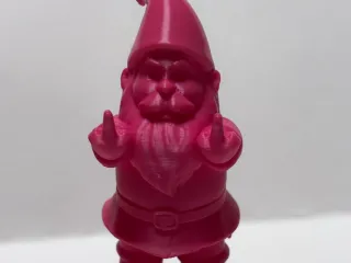 Rude garden gnome decoration