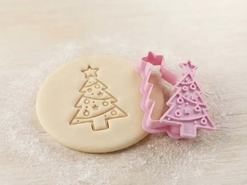 Tagliabiscotti a forma di albero di Natale