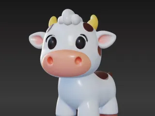 Cute Milk Cow