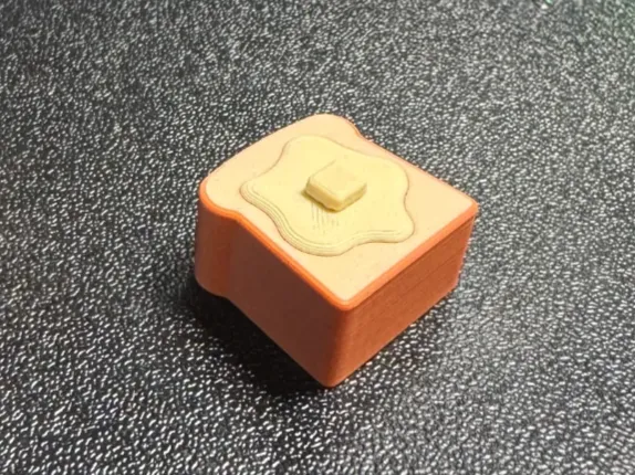 Butter on toast keycap for cherry mx