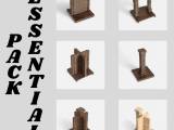 Essential Pack – Modular Tabletop RPG System (Wood)-0