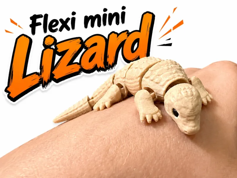 Flexi Mini Lizard Articulated cute animal