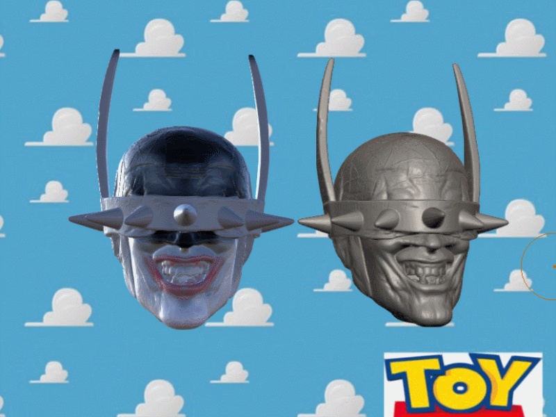 cabeza batman que ríe
