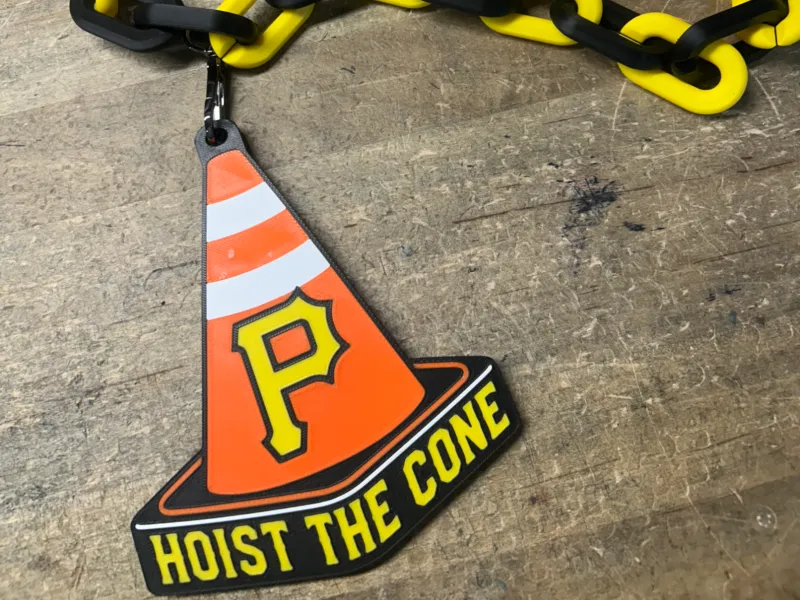 Pittsburgh Pirate Hoist the Cone Necklace