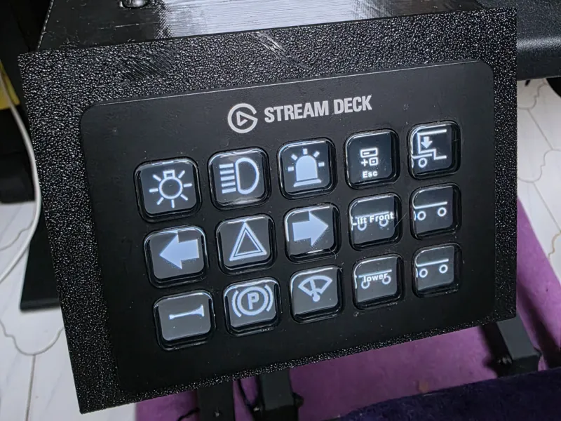 Next Level Racing Wheel Stand 2.0 Stream Deck Mount