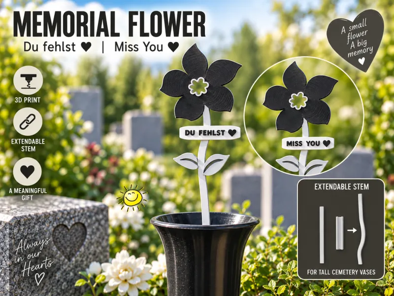 Friedhofsblume ❤️ / [EN: Memorial Flower]