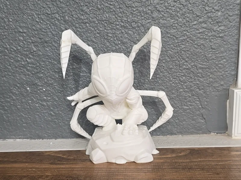 Chibi spiderman with mechanical arms