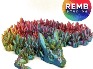 Articulated Crystal Dragon | Flexi Crystal Dragon