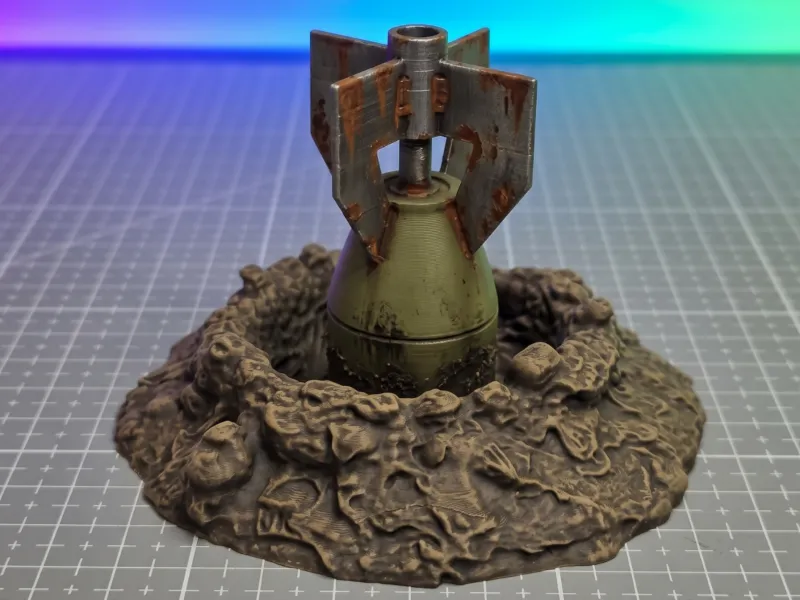Bomb Planted 01 - Grimdark Wargame Terrain