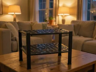 Rectangular stackable shelf