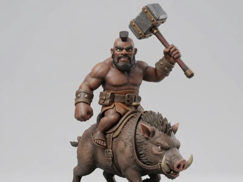 Clash of Clans COC The Hog Rider
