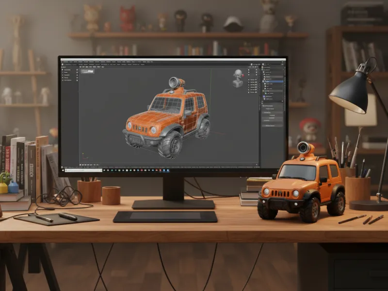 Amphibious Submarine Truck (Chibi Vehicle)
