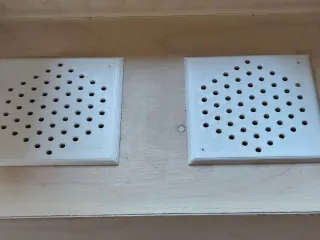 Speaker hole template
