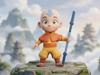 Aang chibi