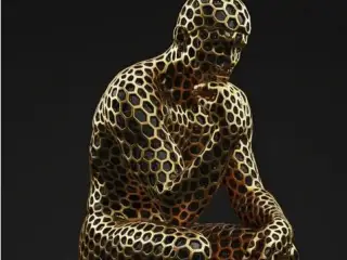 Der Denker, Hexa Statue