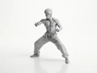 Bruce Lee Figurine Movies & TV Collectible 3D Printable