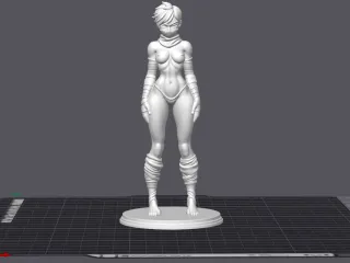 Ninja Kunoichi Nude – Topless Assassin (nsfw)