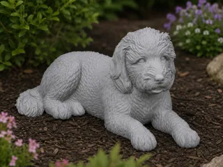 Faithful Companion Garden Statue