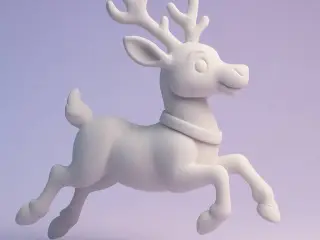 Leaping Reindeer