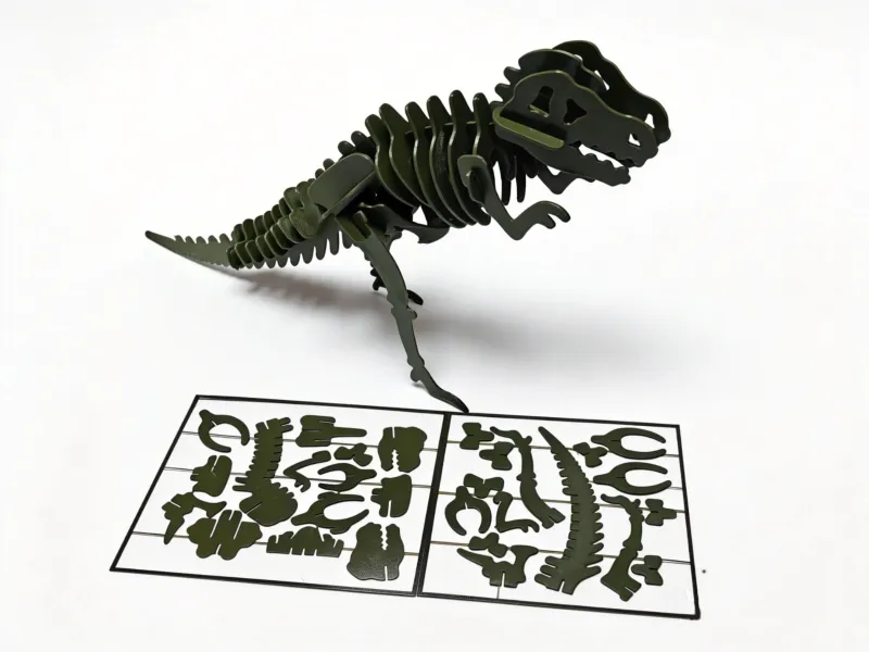 Giocattolo Dinosauro da Assemblare - Versione Card T-Rex