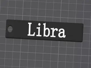 Zodiac Keychain Libra