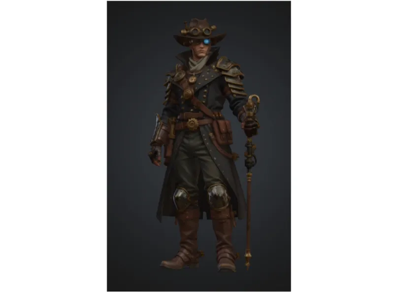 Steampunk Gunslinger