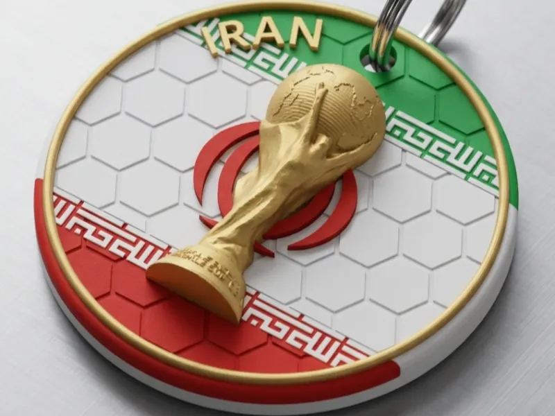 PORTE-CLÉS IRAN MONDIAL