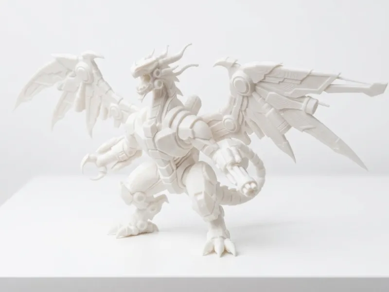 mecha dragon minigun