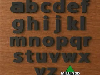 Lower Case Letters A to Z for DIY Projects arts and crafts