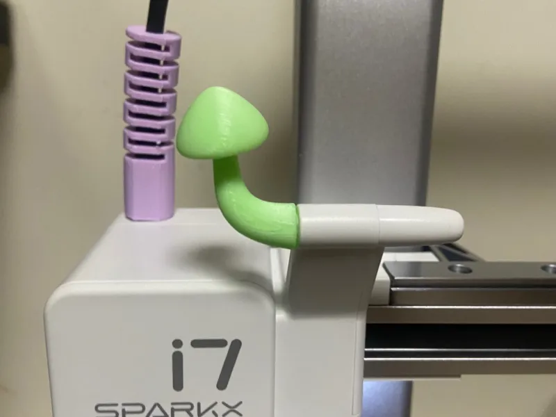 زينة على شكل فطر لطابعة Creality Sparkx I7