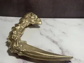 Ornate Bronze Karambit style knife