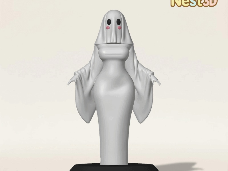 Cute Ghostess Figurine - Sexy scoopy Halloween Decor