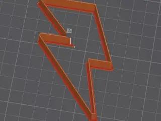 Lightning Bolt Cookie Cutter