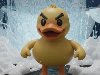 Duck Crazy Animals by Rlax3D Mini Figure