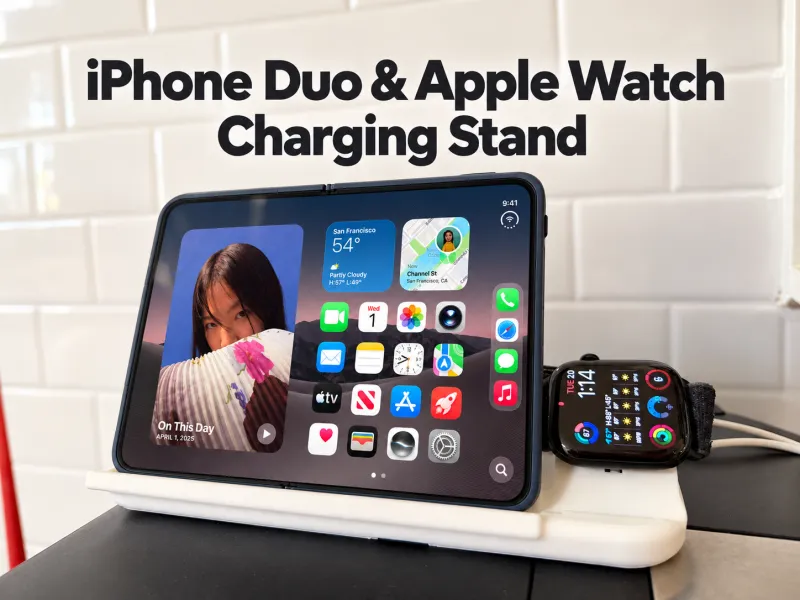 Apple Watch対応iPhone Duo充電ベース