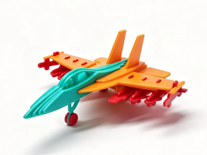 Maquette assemblable d'avion de chasse, jouet et décoration