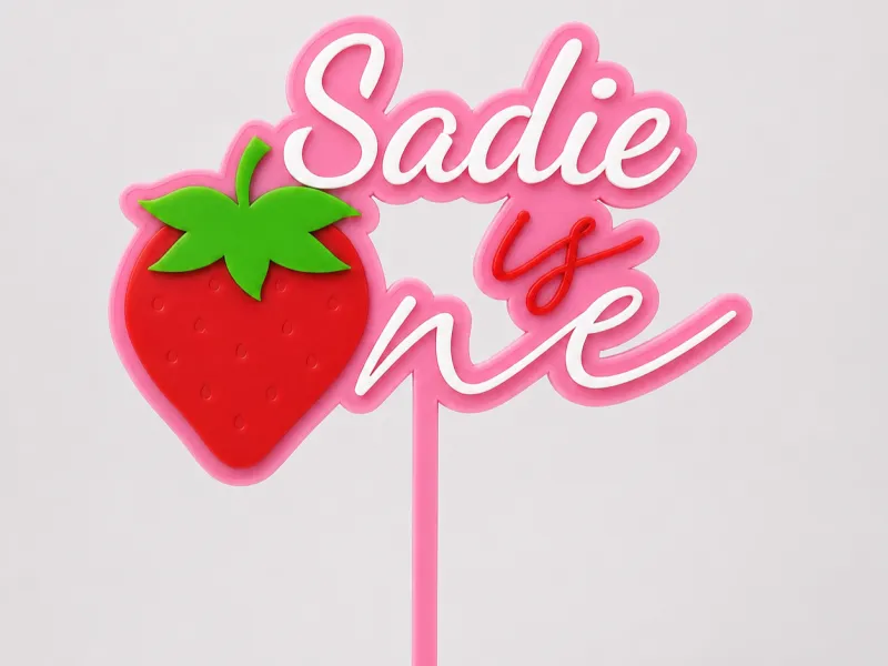 Sadie is Oneケーキトッパー