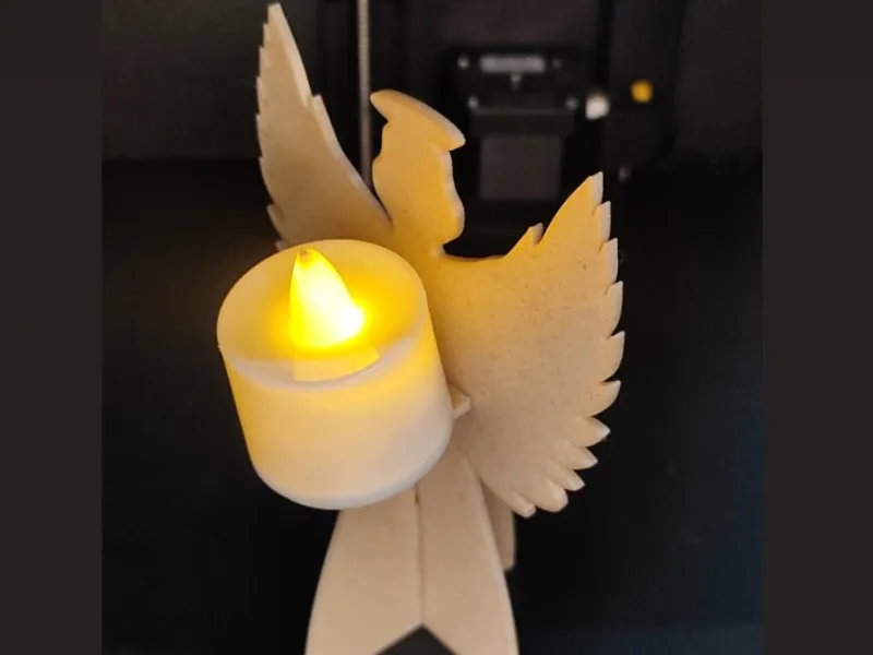 Luz de Esperanza (Ángel Minimalista)