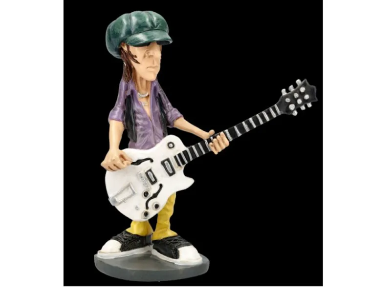Stylized Caricature Rock Guitarist Izzy