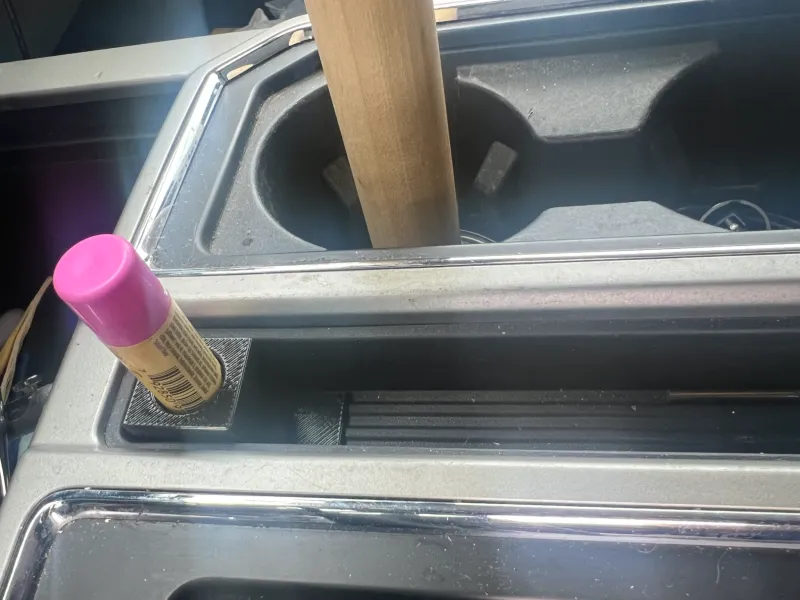 Chapstick Holder F150_main console track