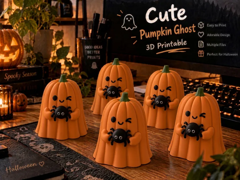 Cute Pumpkin Ghost