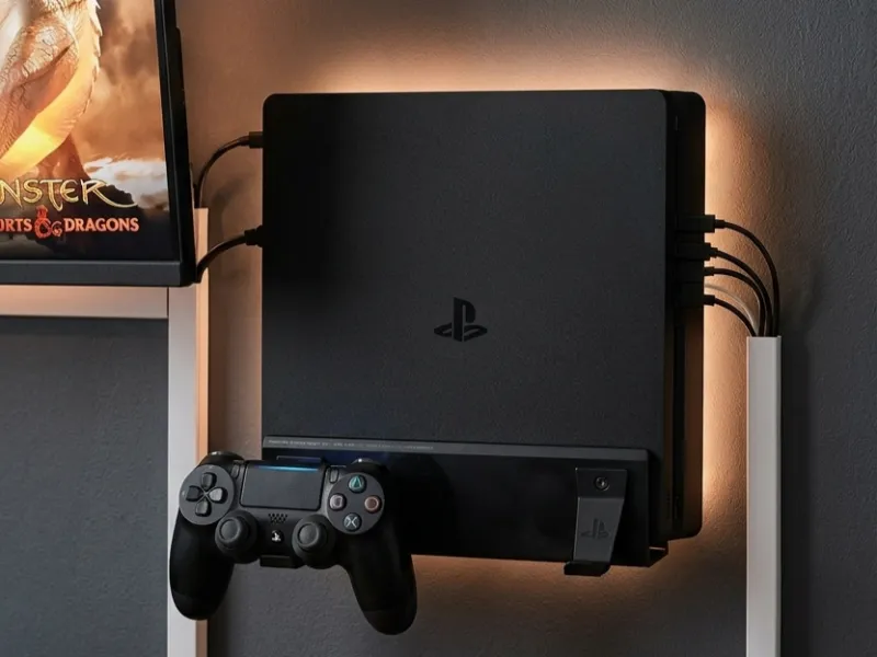 BASE PS4 SLIM PARED