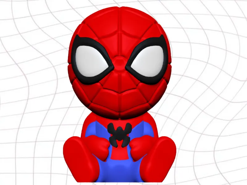 Spider Man - Peter Parker - Toy - Keyring Charm Support Free